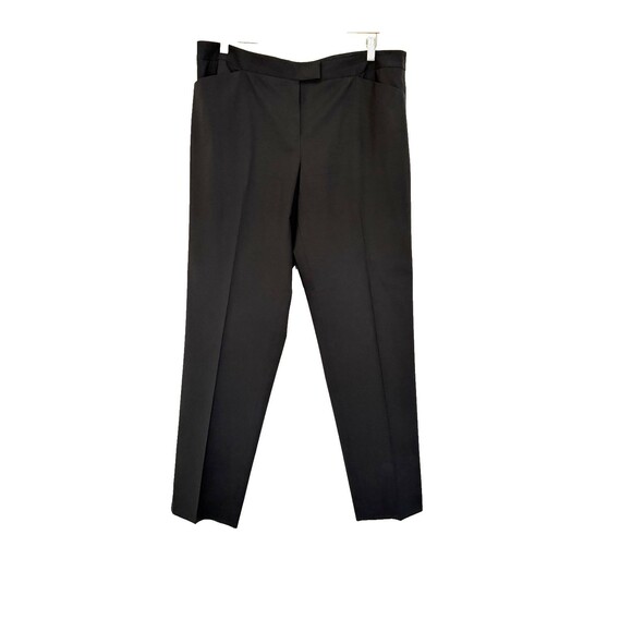 Lafayette 148 New York Pants - Lafayette 148 New York Womens Black Wool Blend Straight Leg Dress Pants Size 14